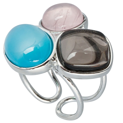 Кольцо Possebon Azul, Q.Roze, Obs Fume, K0178.20.7.11 S фото 3